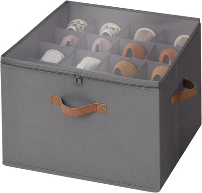 Foldable Shoe Cubby Organizer – Holds Up to 16 Pairs