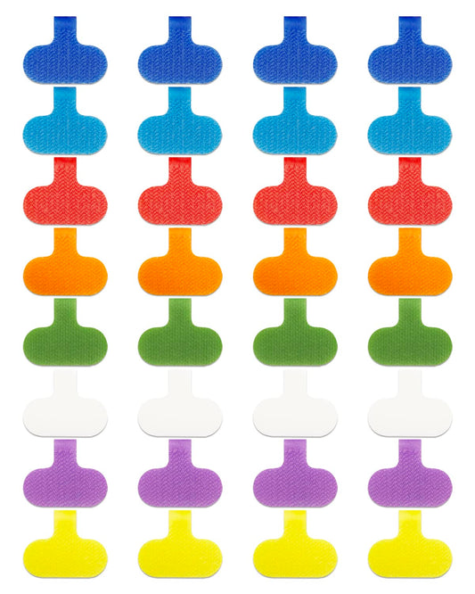 Easy-to-Write Cable Labels - 32 Pack