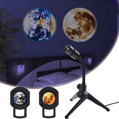 Moon Earth LED Lamp Projector