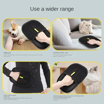 HairPaw Dual‑Sided Grooming Gloves