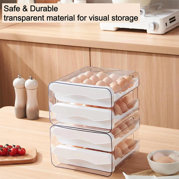 EggVault 32: Double-Layer Fresh Keeper