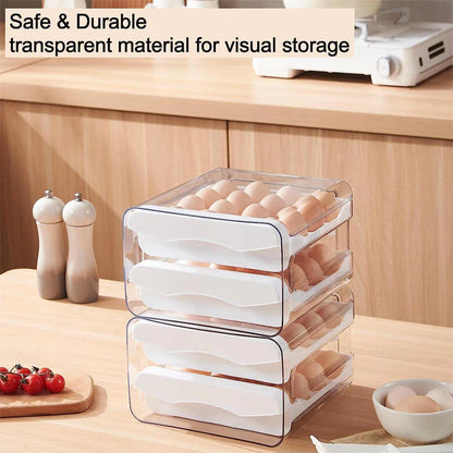 EggVault 32: Double-Layer Fresh Keeper