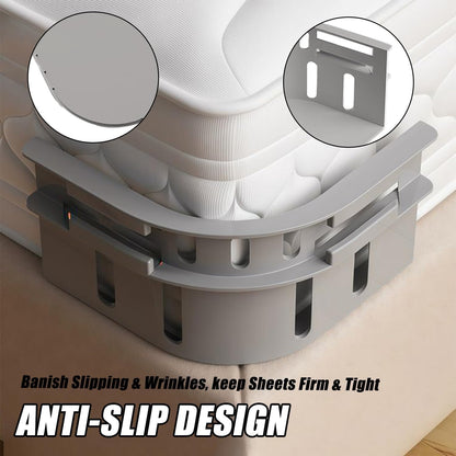 Bed Sheet Holder – Corner Locking Clips