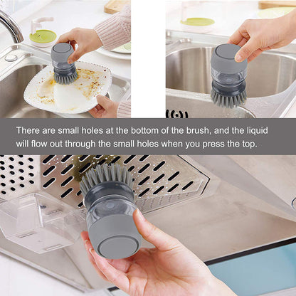 Soap Dispensing Palm Brush