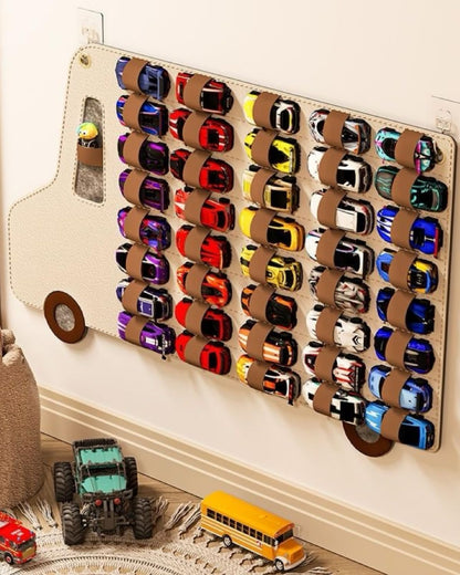 Scale Toy Car Hanging Organizer – Holds 40 Cars