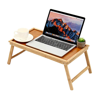 Bamboo Bed Tray With Foldable Legs