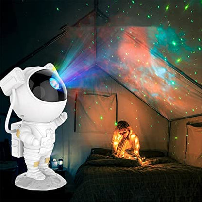 Astronaut Galaxy Projector with Backup Battery | Night Light