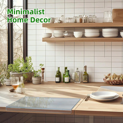 Acrylic Cutting Board with Counter Lip