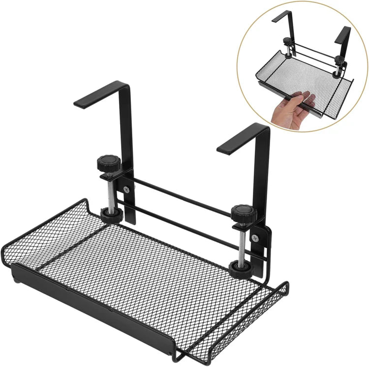 Clamp-on Under Desk Storage Basket