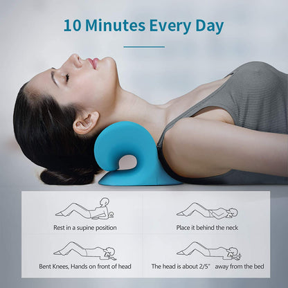 Neck & Shoulder Pillow For Spine Alignment & Pain Relief