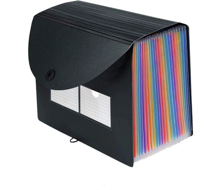 A4 Accordion Expandable Document Folder - 24 Color Coded Slots