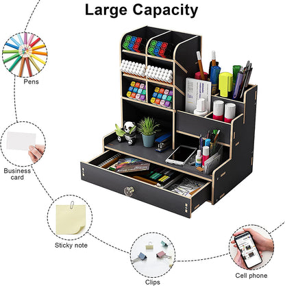 Stationery Storage Box with Drawer