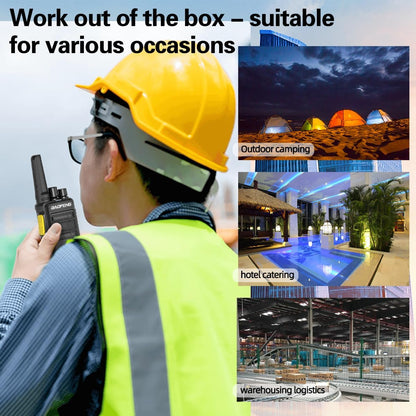 Digital & Analog UHF Two‑Way Radio – Secure Communication Device