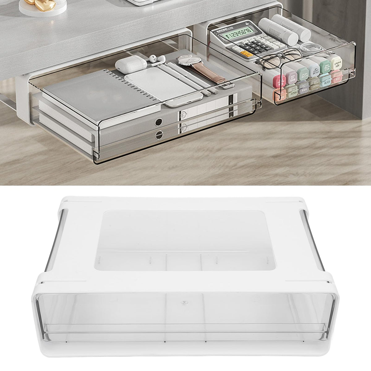 Under‑Table Drawer Organizer