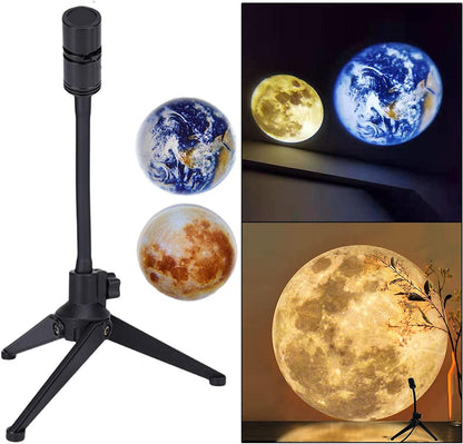 Moon Earth LED Lamp Projector