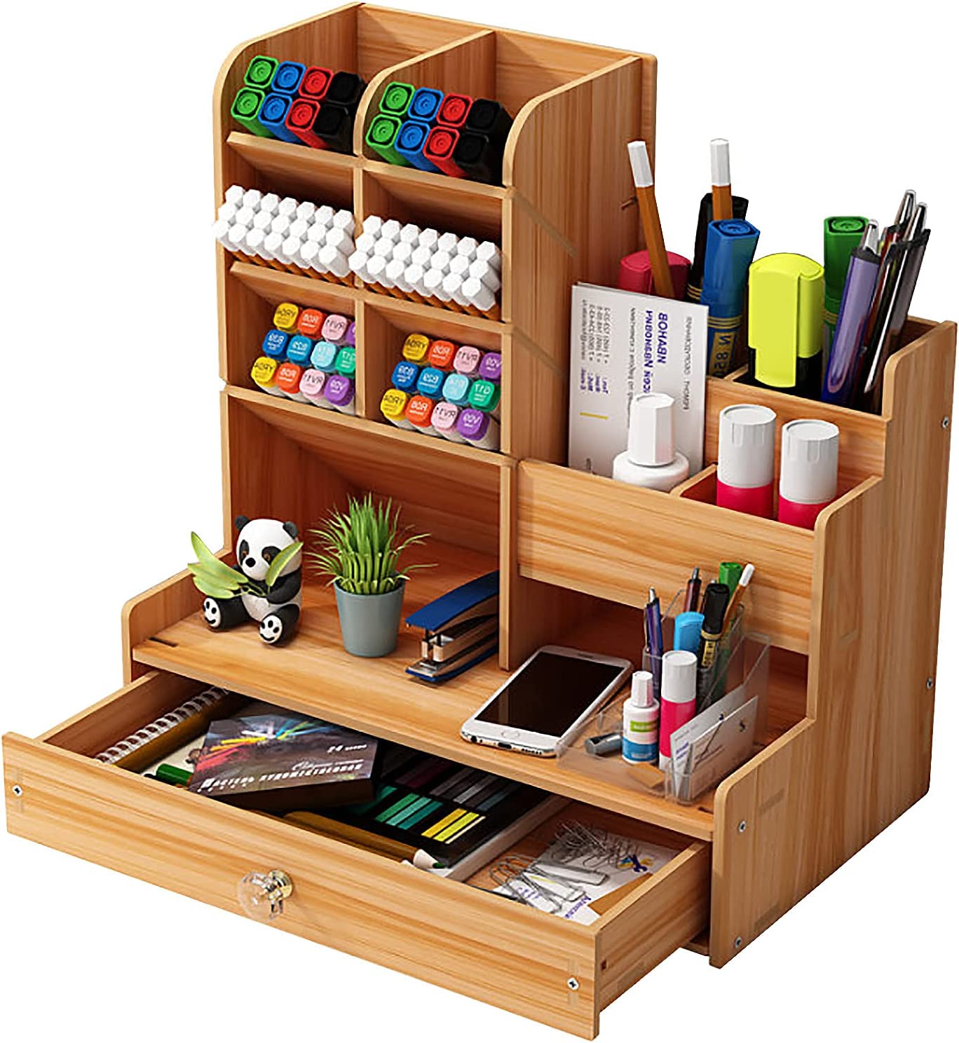 Stationery Storage Box with Drawer