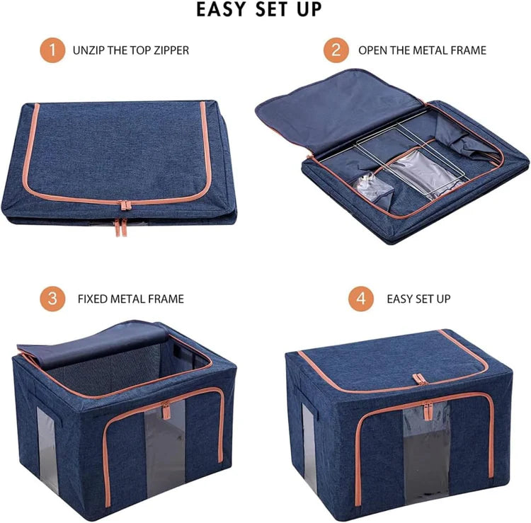 64l Foldable Clothes Storage Box