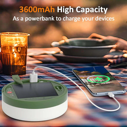 Solar Camping String Light and Down Light -10m