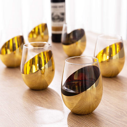 Modern Stemless Wine Glass - 500ml