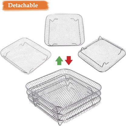 3 Tier Air Fryer Stainless Steel Rack