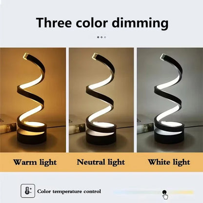Spiral LED Table Lamp