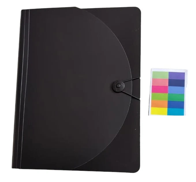 A4 Expandable Document Folder - 12 Colour Coded Slots