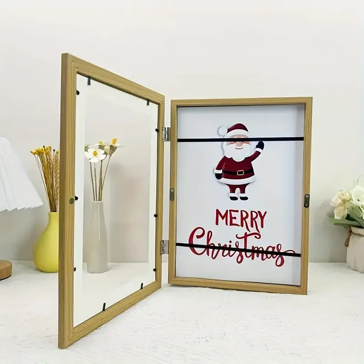 Front Opening Wooden Art Display Frame