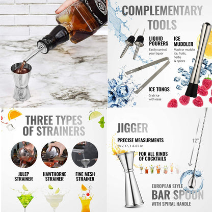 12-Piece Mixology Bartender Kit