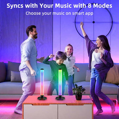 LED Light Bars – 360° Smart RGB Background Lighting