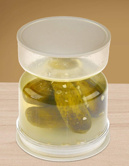 Hourglas Juice Separator Pickle And Olives Jar