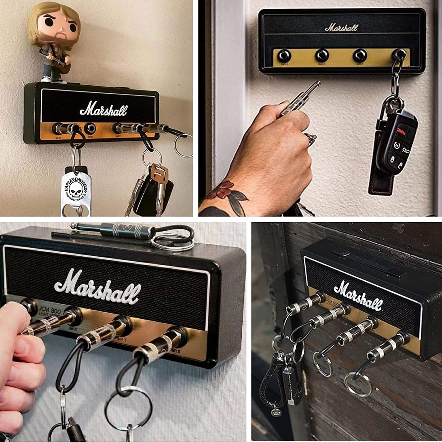 Jack Rack - Wall Mounting Guitar Amp Key Hanger