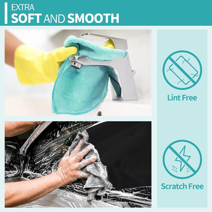 Microfiber Cleaning Cloths – 20 Pack