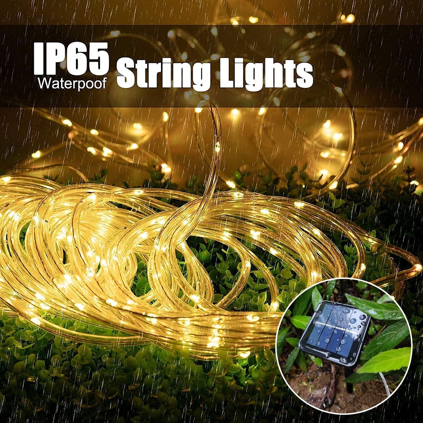 10m Solar Rope Light - 100 LED