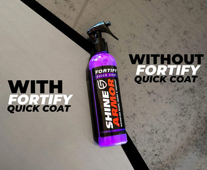 3-in-1 Fortify Quick Coat Shine & Protect Waterless Car Wash with Microfibre Cloth