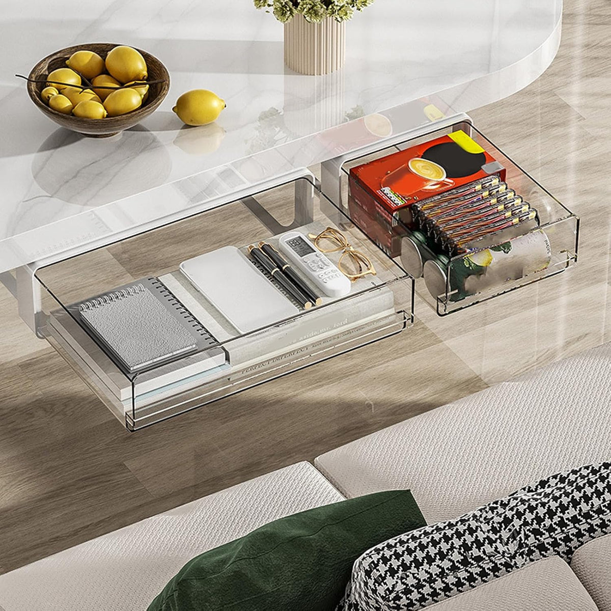 Under‑Table Drawer Organizer