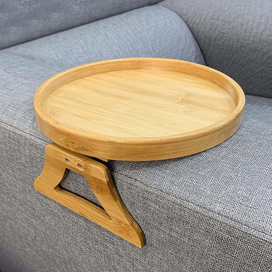 Wooden Home Clip On Couch Tray