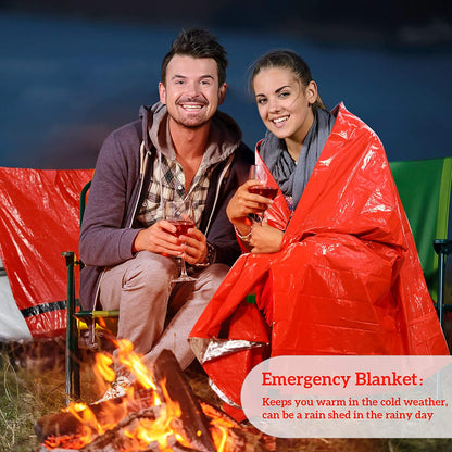 Portable Emergency Sleeping Bag With Whistle