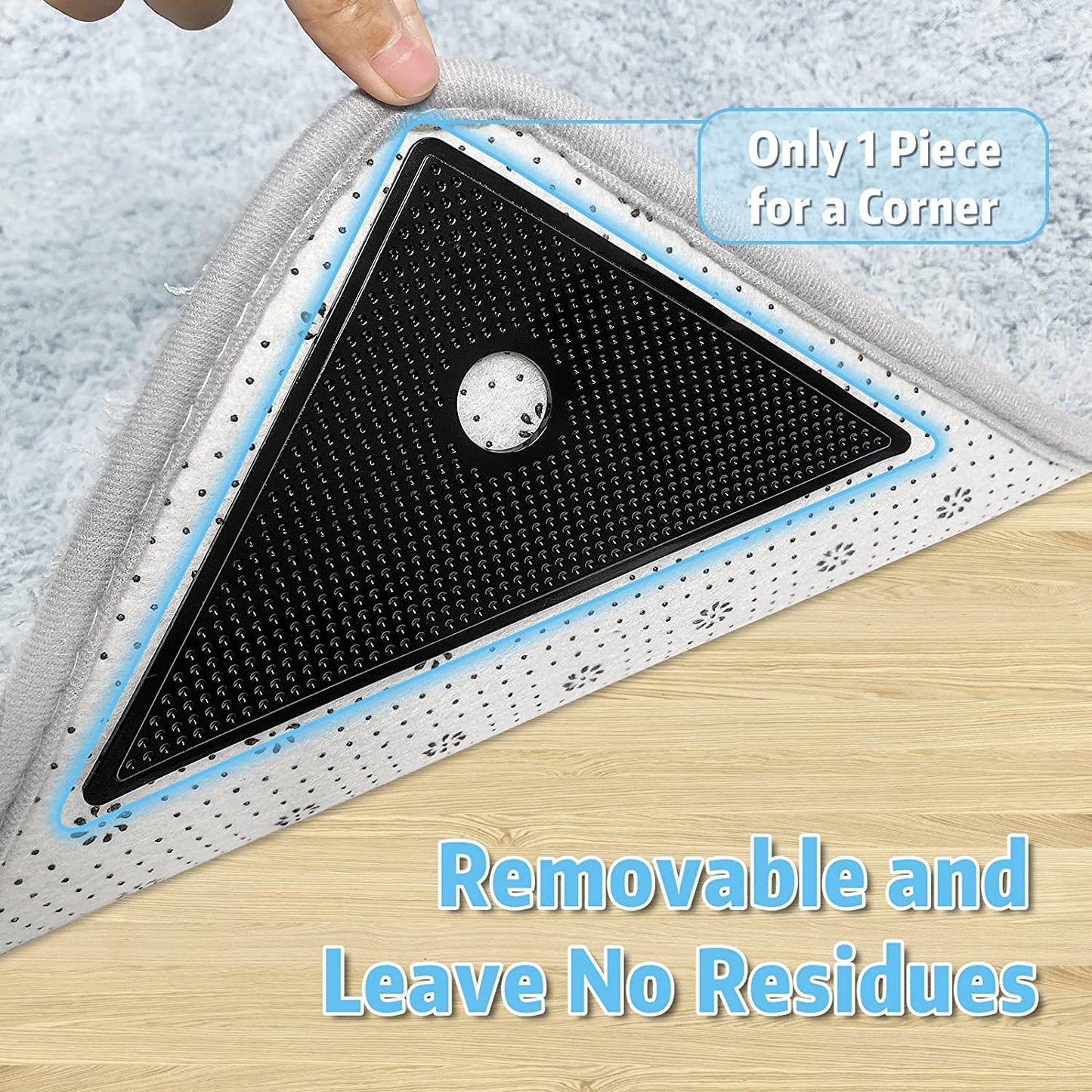 Washable and Reusable Anti Slip Rug Grippers