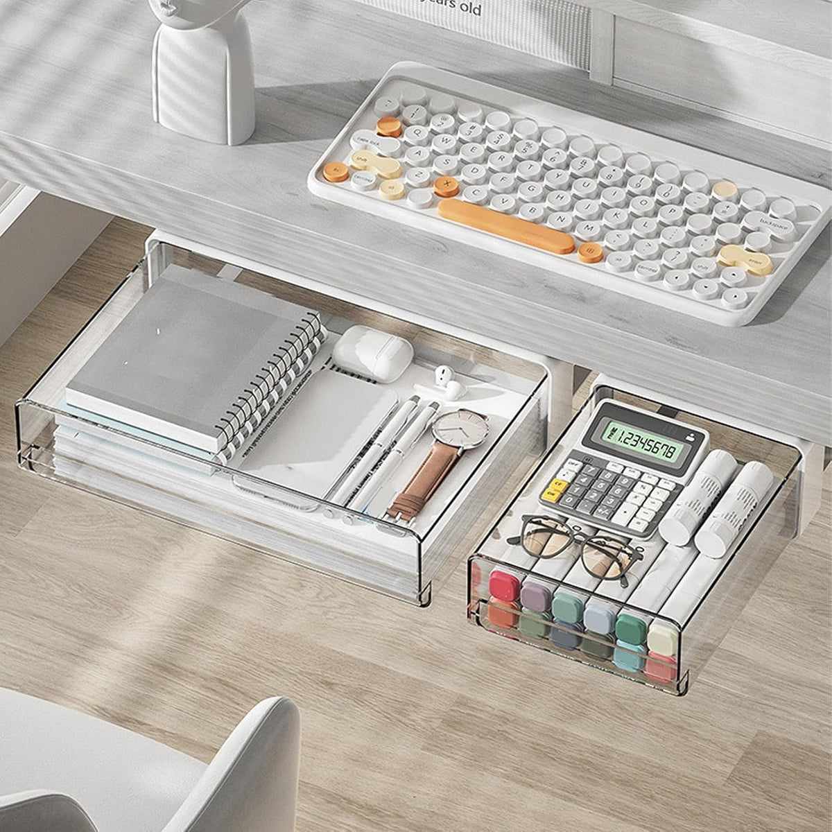 Under‑Table Drawer Organizer