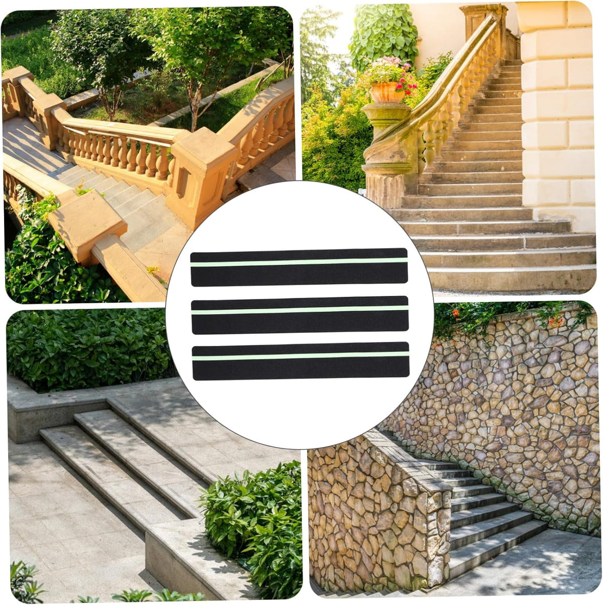 Anti‑Slip Safety Tape with Reflective Line