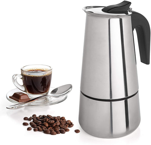 4 Cup Stainless Steel Expresso Maker