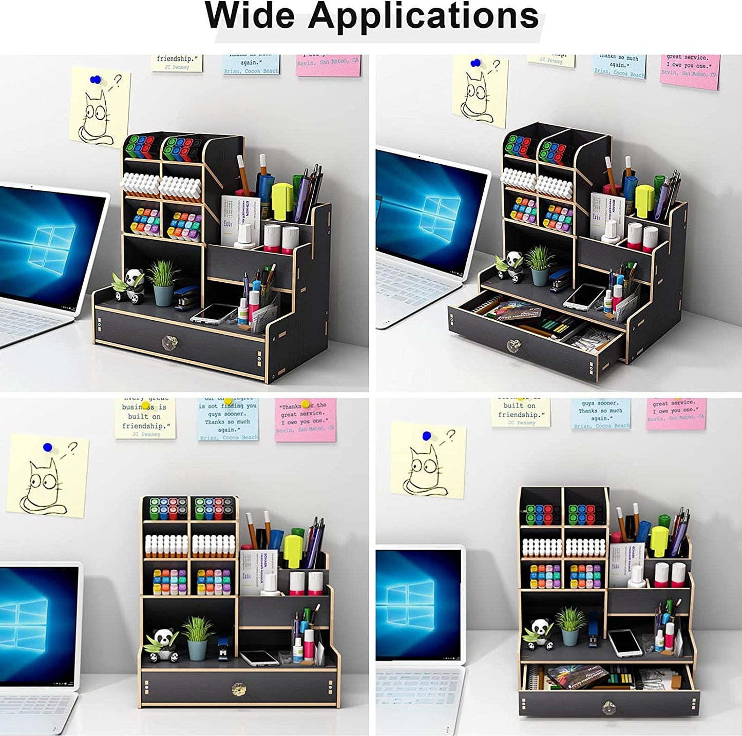 Stationery Storage Box with Drawer