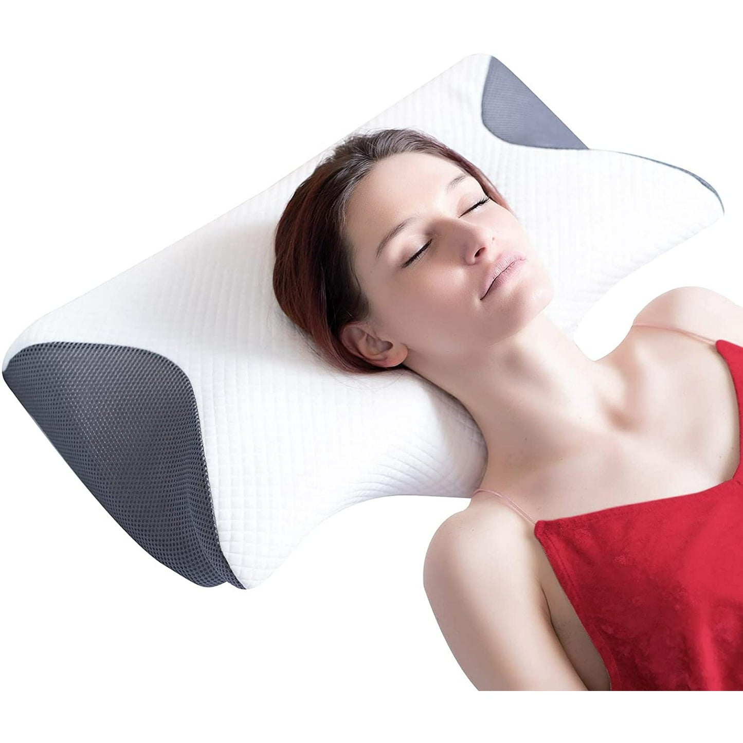 Cervical Memory Foam Carbon Snore Pillow