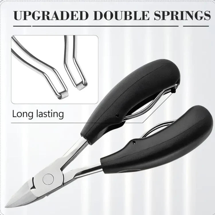 5pc Professional Heavy-Duty Toenail Clipper Set for Ingrown & Thick Toenails