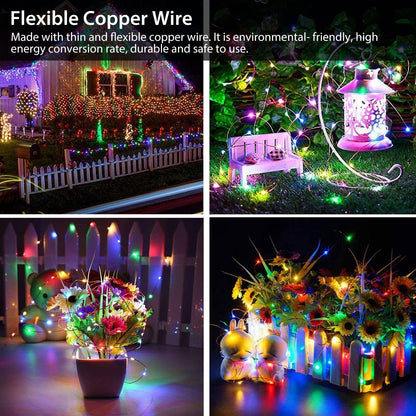 20M Solar LED string Light - Warm White