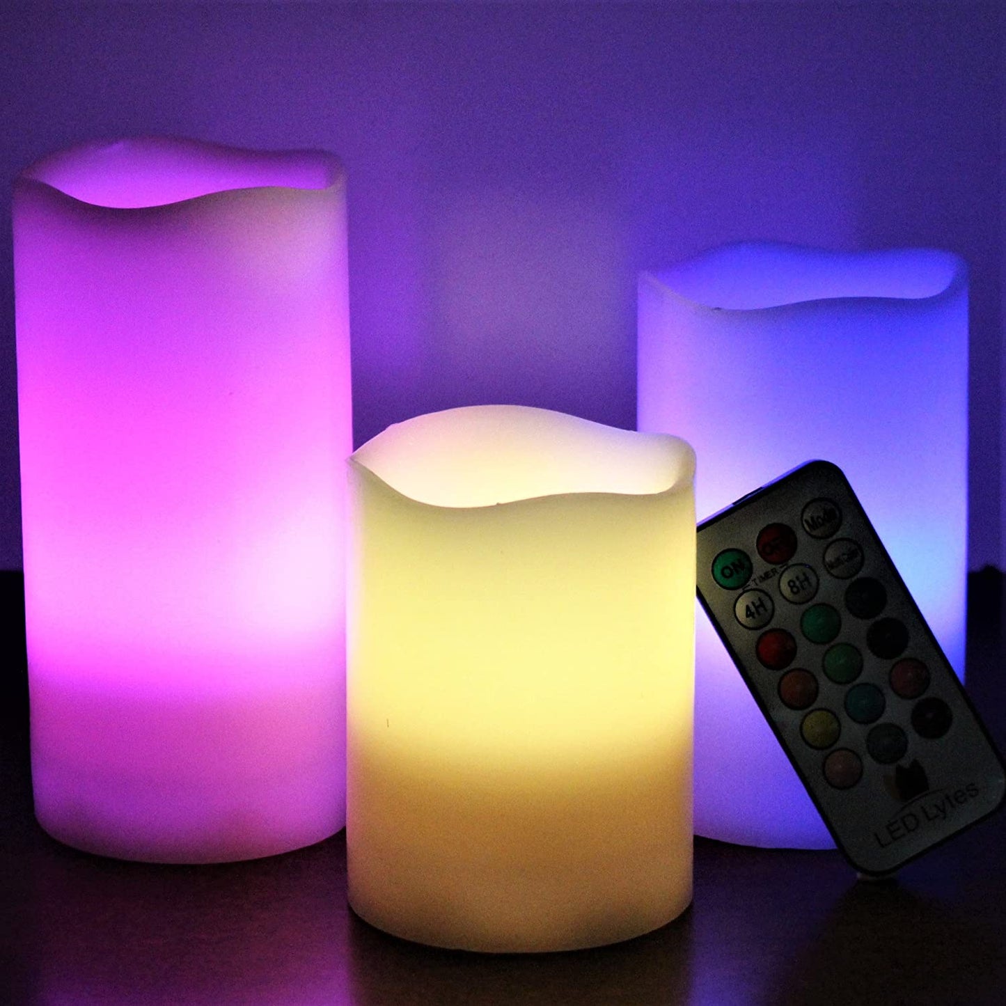 3 Pack Led Candles Lights with Remote