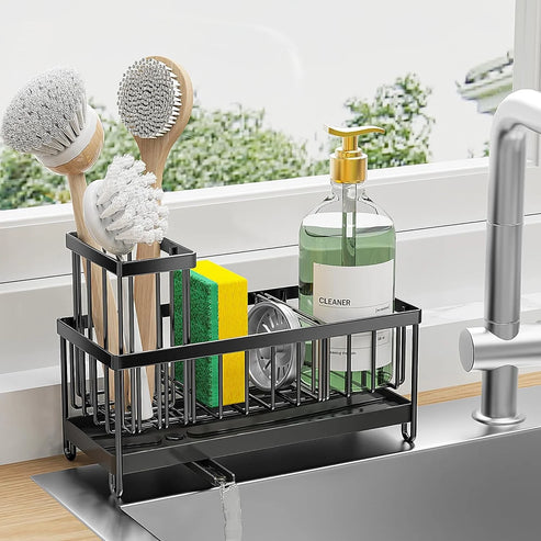 Stainless Steel Sponge Holder with Drainage