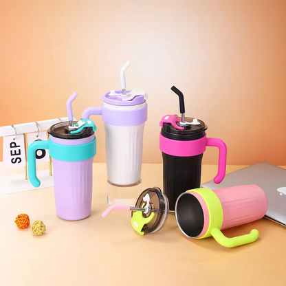 RainbowSip 800ml Travel Cup with Handle