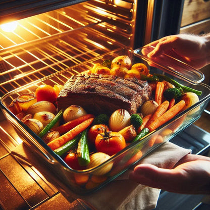 Rectangular Borosilicate Glass Bakeware