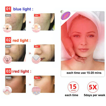 Anti Ageing Red Blue Led Light